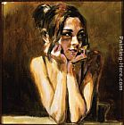Fabian Perez Famous Paintings - lucy